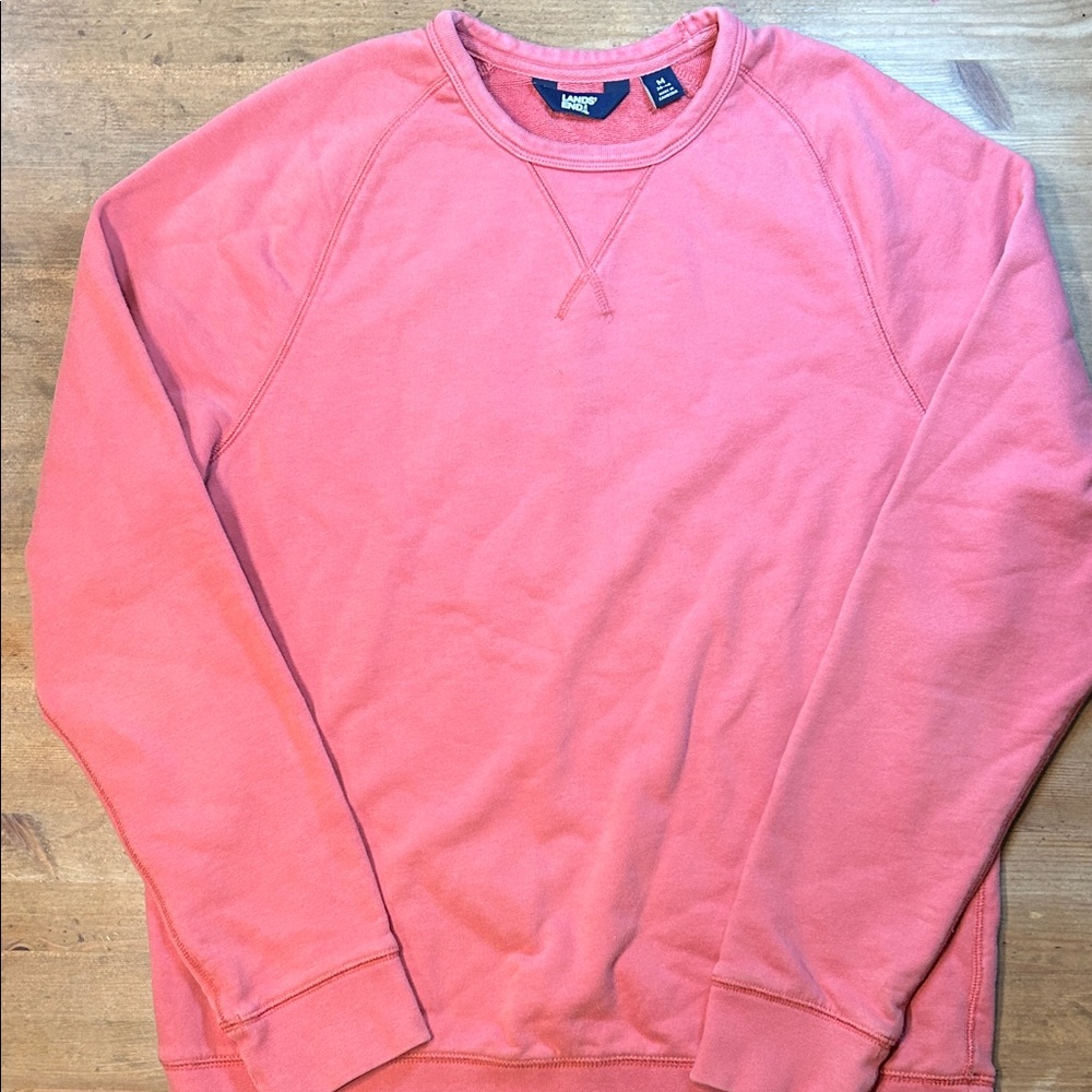 Lands' End Men's Crewneck Sweatshirt, M 38-40